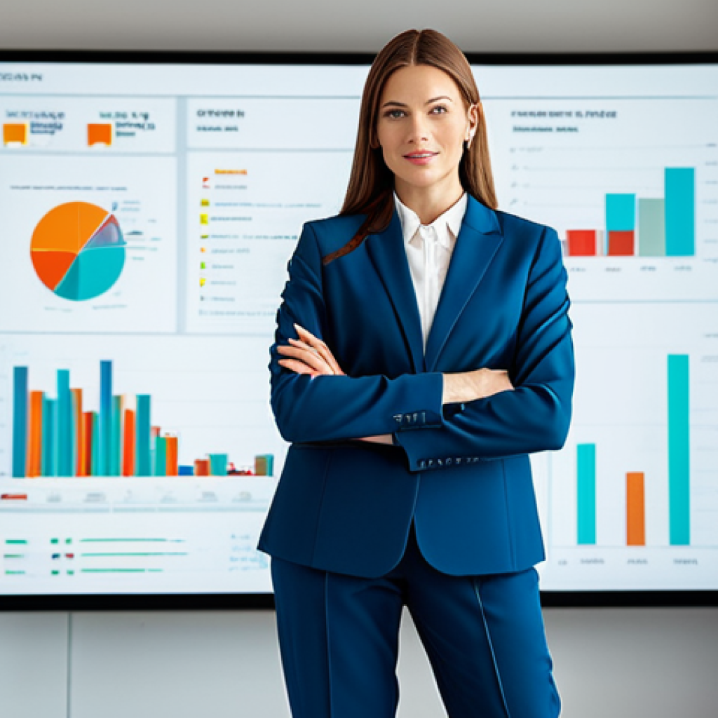 자기 교정 학습 프로세스와 학습 성과 간의 상관관계 - **

"A successful businesswoman in a stylish, modest power suit, confidently presenting data on a la...